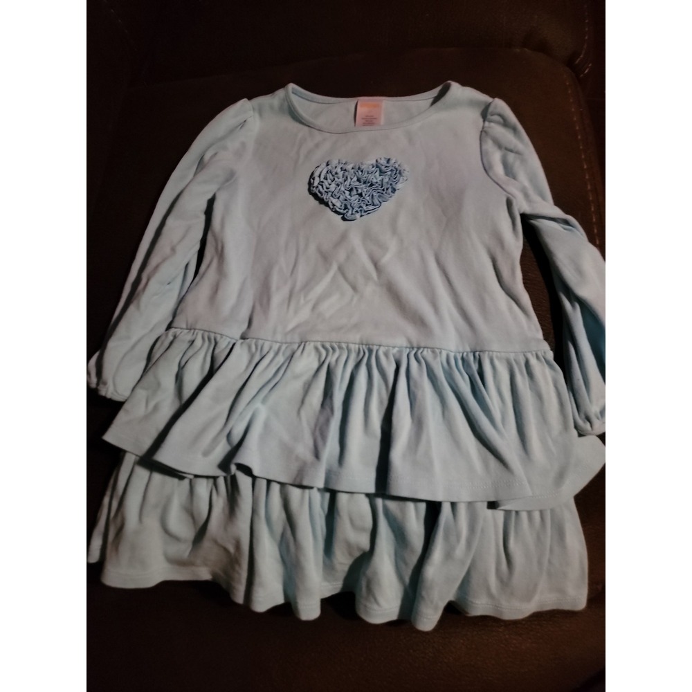 Gymboree glamorous friends blue heart dress size 3t